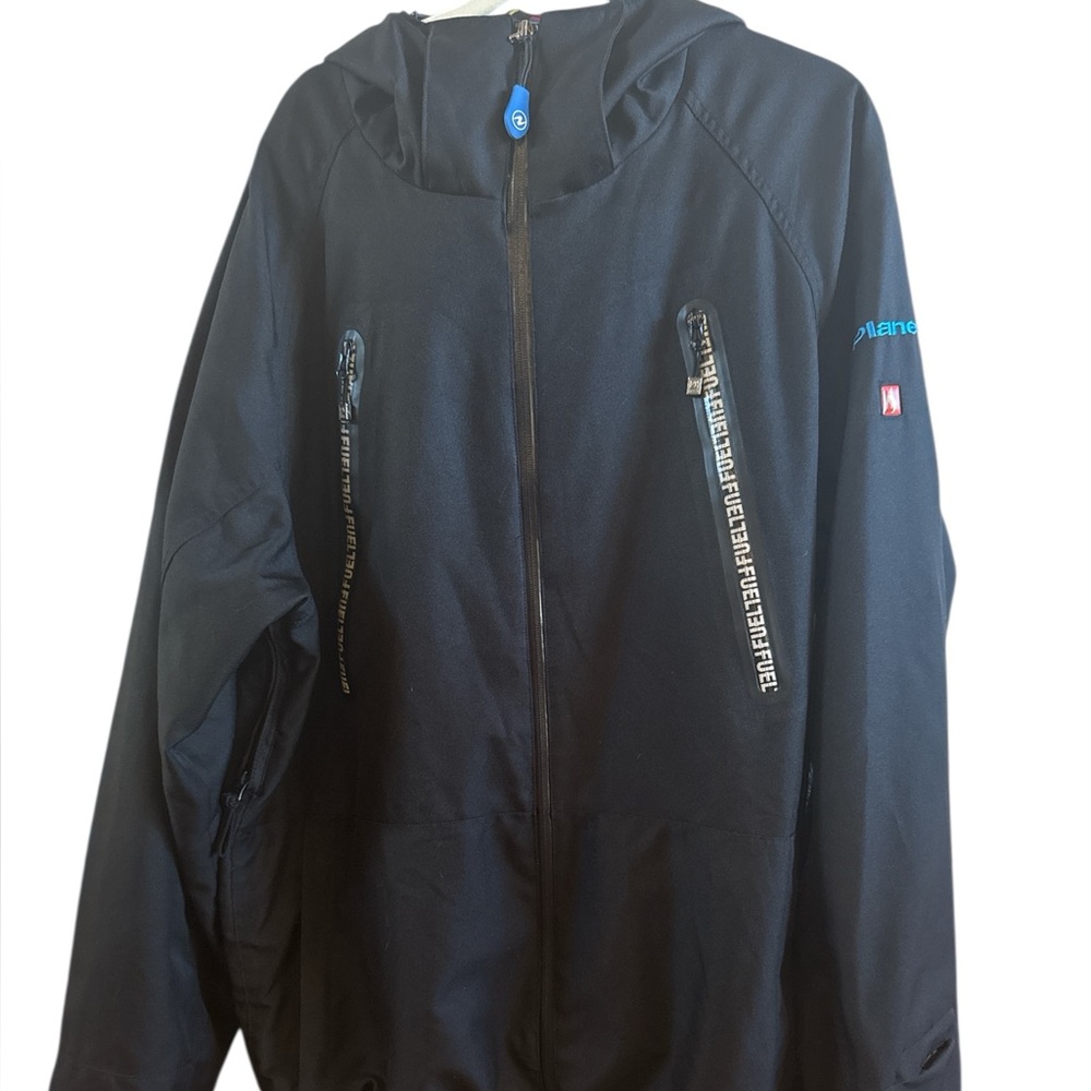 Fuel Men’s Size XXL‎ Black Snowboard Ski Outdoors Jacket Hood Pockets